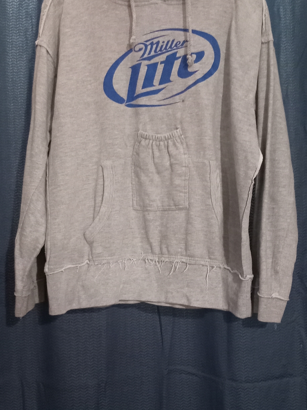 Miller Lite Gray Pullover Hoodie